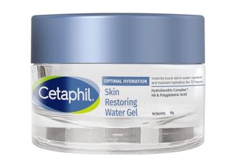 Cetaphil Optimal Hydration Restoring Water Gel 48 g – Lightweight 72H Weightless Hydrating Gel for Dry & Sensitive Skin | Daily Moisturisation Hydro Boost & Skin Refreshing Formula