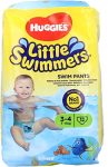 Huggies Little Swimmers Disposable Swim Diapers Unisex, Small, 12-Count-Pink/Blue