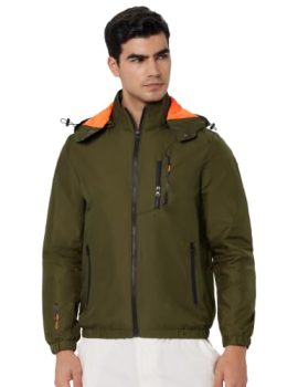 Qube By Fort Collins Men’s Regular Fit Lightweight Winter Jacket – Sporty, Stylish & Warm Outerwear for Cold Weather