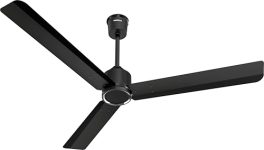 Havells NEON BLDC 1200mm Premium Ceiling Fan with 100% Pure Copper| 5 Star Rating | Remote Controlled | Watt: 28|Air Flow: 220 cmm|Speed: 350 RPM| 2 Years Warranty (MATT BLACK)