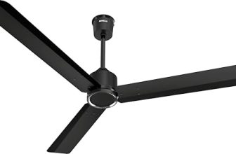 Havells NEON BLDC 1200mm Premium Ceiling Fan with 100% Pure Copper| 5 Star Rating | Remote Controlled | Watt: 28|Air Flow: 220 cmm|Speed: 350 RPM| 2 Years Warranty (MATT BLACK)