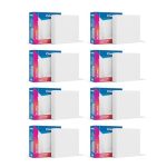 Crompton Platina Star Stylus Surface Panel 6W Square Warm White | Pack of 8 | No False Ceiling Required, Outer Dimension: 90 mm | Surface Mount | for Hall, Bedroom, Kitchen, Office, Store