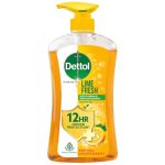 Dettol Body Wash and Shower Gel for Women and Men, Lime Fresh – 500ml | Soap-Free Bodywash | 12h Odour Protection