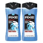 AXE Sport Blast 3-in-1 Body, Face & Hair Wash Invigorating Freshness | Cleanses & Energizes | Combo of 2 | 400ml
