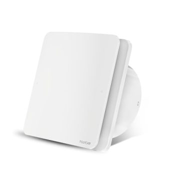 Polycab Freshobreeze Prime| 150mm Energy Efficient Exhaust fan for Kitchen, Bathroom | Noiseless ventilation, Sleek Design Easy to Clean | High Speed, Powerful Motor, 3 Yrs Warranty【White】