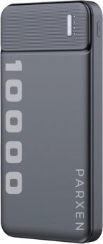 PARXEN 10000 mAh 22.5 W Slim Power Bank(Black, Lithium Polymer, Fast Charging for Mobile, Tablet)