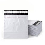 BonKaso Poly Courier Bags with POD Sleeve | 52 Micron Tamper Proof Waterproof Security Envelopes Cover | Self Adhesive Shipping Mailers for E Commerce Packaging