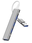 RODMED USB Hub (4-in-1), Multiport Adapter with 1 x USB 3.0 & 3 x USB 2.0 ports, up to 5 Gbps High Speed Data Transfer for Laptop/PC (Multicolor)