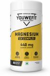 YouWeFit Magnesium 5X Complex | 440mg Elemental Magnesium | Muscle Recovery(60 Tablets)