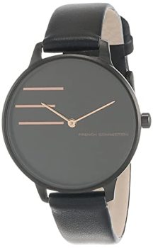 French Connection Leather Analog Black Dial Women’s Watch-Fcn00013A