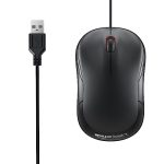 amazon basics Wired USB Mouse, 3-Button, 1000 DPI Optical Sensor, Plug & Play, for Windows/Mac