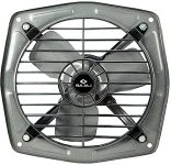 Bajaj Bahar 150 MM Exhaust Fan | Strong Metal Body | High Air Delivery | Low Energy Consumption | Comes With Bird Guard | Easy To Mount | 2 Yrs Warranty 【Metallic Grey】
