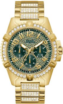 GUESS Multifunction, Green Dial Analog Watch  – For Men