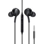 HAMMER 3.5mm Wired Earphones with Mic & in-line Controls, 13mm Dynamic Drivers, Clear Sound Compatible with Phone, Laptop & Tablet (Black)