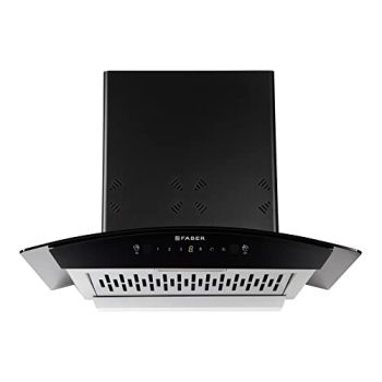 Livpure Avian 60 cm | Curved Glass | 1450 m³/hr Suction | Filterless | Touch & Gesture Control | Low Noise | 10 Years Motor + 2 Years Comprehensive Warranty | Black