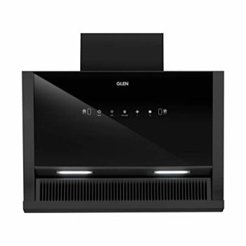 Glen 60 cm 1200 m3/hr Auto-Clean Filterless Kitchen Chimney Motion Sensor (NEO Black)