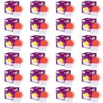 Philips 0.5W LED Bulb Red | Joy Vision Plug-and-Play LED Night Lamp | Night Light for Bedrooms & Corridors | 2-Pin Socket | Energy Saving, Long Life | Pack of 24