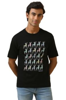 Allen Solly Mens T Shirt Black