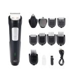 Pigeon 3 In 1 Multi-purpose Grooming Kit for Men | Trimmer, Shaver, Nose & Ear Trimmer | Stainless Steel Blade | USB Type C Charging | 120 Min Runtime | 2 HR Charge Time | 2 Years Warranty