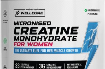 Wellcore Micronised Creatine Monohydrate For Women | With Iron, B9, B12 & Vitamin C | Creatine(134.5 g, Cranberry Crush)