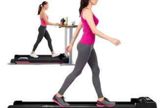 Lifelong Fit Pro Treadmill 3 HP Peak Dc Brushless Motor 2 Level Manual Incline Walking Machine at 8 km/Hr Speed with Led Display-Cardio Equipment for Home Gym 110kg Capacity, Black
