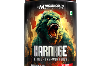 BIGMUSCLES NUTRITION Karnage Pre Workout(300 g, Fruit Fusion)