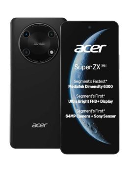 Acer Super ZX 5G (Carbon Black,, 128 GB)(6 GB RAM)