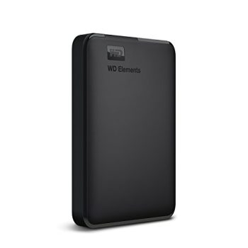 4TB Elements Portable HDD, Black USB 3.0, Compatible with PC, PS4 and Xbox, External HDD (WDBHDW0040BBK-EESN)