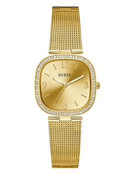 GUESS Square 32mm Champagne Dial Analog Women Watch – GW0354L2