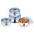 Jensons Stainless Steel 4Pcs Belly Shape Storage Set
