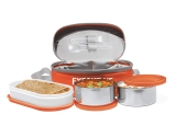 Milton Executive Lunch Box Set of 3, Orange