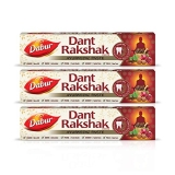 Dabur Dant Rakshak Paste – 32 Ayurvedic Herbs – 175 Gm (Pack Of 3)