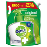 Dettol Liquid Handwash Refill – Original Germ Protection Hand Wash, 1500 ml