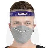 HACER 500 Micron Face Shield with Adjustable Elastic Strap