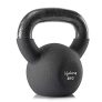 Lifelong Neoprene Cast Iron Kettlebell for Gym and Workout Black (6kg-16kg)