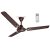 Lifelong Glide 1200 mm Semi-Décor Ceiling fan with Remote (Brown) | High Speed