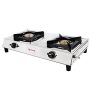 Lifelong LLGS099 Stainless Steel 2 Burner Gas Stove, ISI Certified, Manual Ignition, Silver