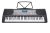 Audio Array AK-61 Pro 61-Key Portable Electronic Keyboard with LCD Display, Built-in Speakers, Mic Input & Included Mics, 255 Timbres, 512 Rhythms, Battery & Adapter Powered