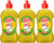 stanfresh Liquid Dish Wash Gel( Pack Of 3) Dish Cleaning Gel(Lemon, 3 x 0.5 L)