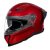 STUDDS Helios ISI and DOT Certified Full Face Helmet with Antifog 100 Lens, Sporty Spoiler (Cherry RED – M)