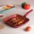 Cello Crown Non Stick Grill Pan Square, Maroon