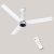 Polycab Wizzy Prime 1200mm BLDC Ceiling Fan with remote|BEE 5 Star Rated, Higher Air Delivery|LED Indicator,Reverse,Boost,Sleep and Breeze Mode |3 Years Warranty (Matt White)
