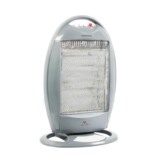 RR Signature GLAREX Halogen Room Heater 1200 Watt | 3 Rod, 3 Heat Setting (400W/800W/1200W) | 180 Degree Oscillation | Metal Grill For Safety | Silent Operation | 2 Year Warranty