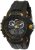 Sonata Men SF Quartz Analog Digital Green Dial Plastic Strap Watch-NP77045PP05