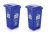 Aristo Plastic Pedal Garbage Waste Dustbin 70 LTR BLUE & BLUE