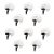 Robustt Safety Helmet – White (Pack of 10) | Adjustable Headband | Heavy Duty Material | As Per ISI Safety Standard | Non Irritant and Soft Fabric | Lightweight and Durable