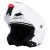 Vega Crux ISI Certified Flip-Up Helmet for Men and Women with Clear Visor(White, Size:M)