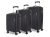 KAMILIANT by American Tourister Savvy|Trolley Bag Set of 3 (55+70+80 cms) for Travel| Hard Case Polypropylene (PP) Suitcase|360° 8-Wheel Spinner Luggage Trolley|Combination Lock|Black