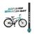 Adrenex Stryker 24T | 85% Pre-Assembled 24 T (inch) Mountain Cycle(Single Speed, Blue, Rigid)