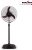 Kenstar Wind Speed Ultra MRN | Adjustable Height with 2 Year Warranty Ultra High Speed 400 mm Pedestal Fan(Maroon, Black | Pack of 1)